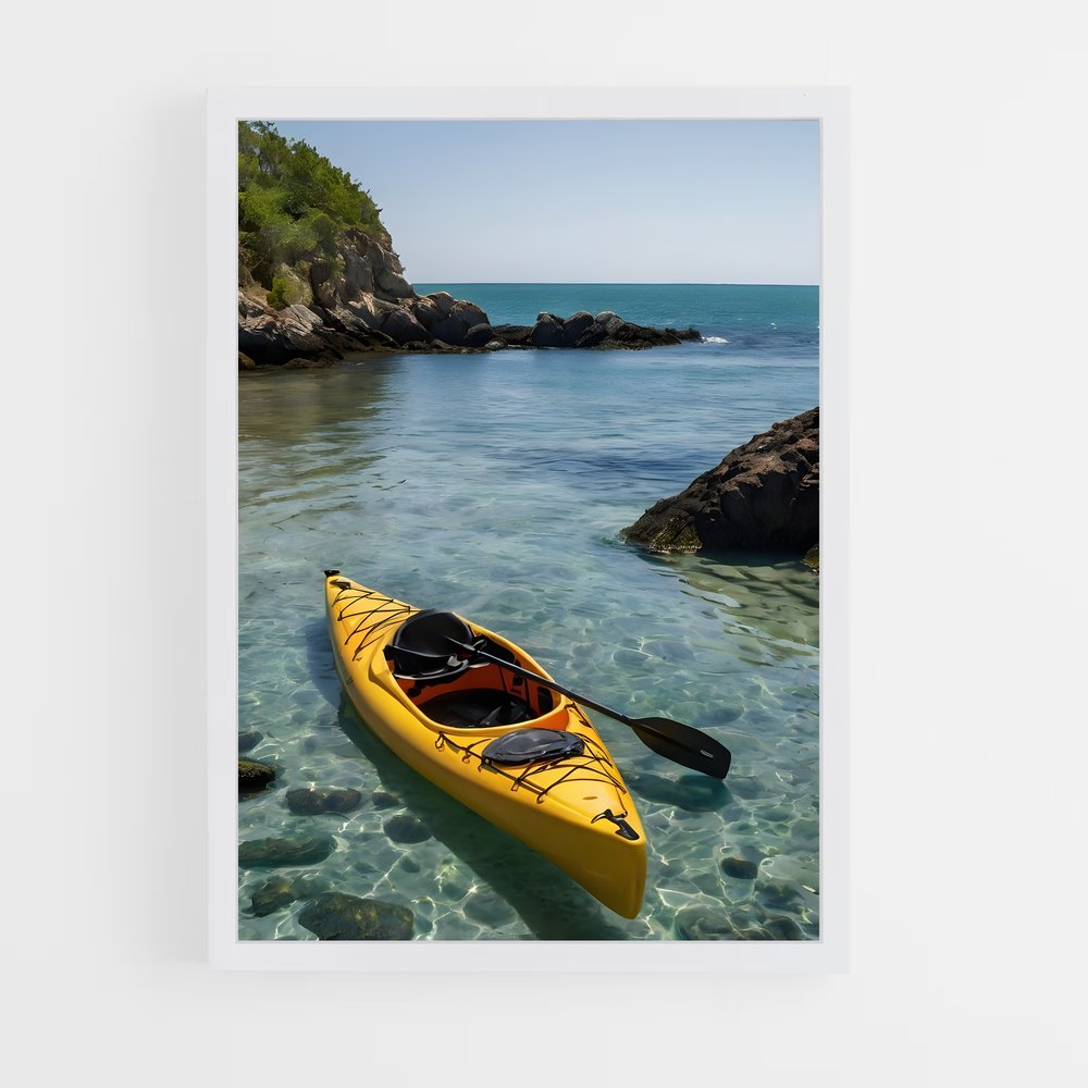 Poster Kayak au Sunrise – affiche Canoë-kayak (vue 3)